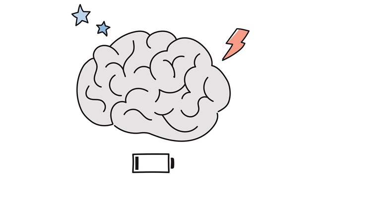 Illustration af en udfordret hjerne