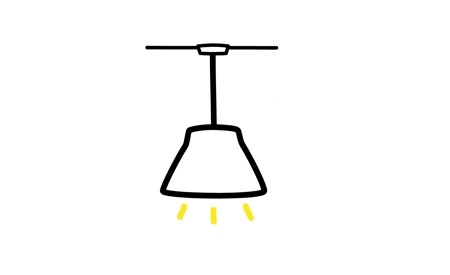 Illustration af en pendel
